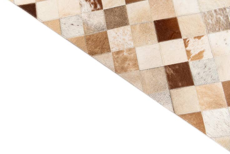 Detail image of 5' 1 x 7' 11 Cowhide Stocks Rug