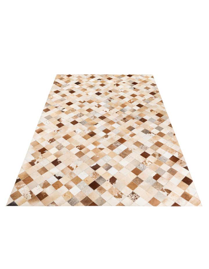 5' 2 x 8' 1 Cowhide Stocks Rug