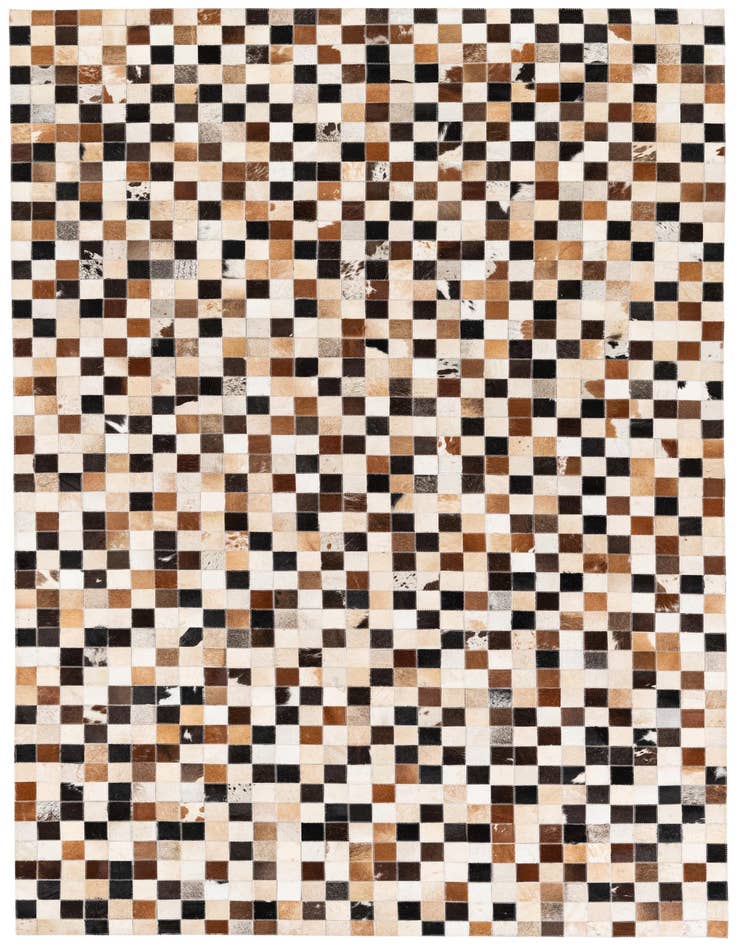 Detail image of 5' x 8' Cowhide Stocks Rug