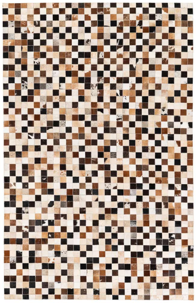 5' x 8' Cowhide Stocks Rug