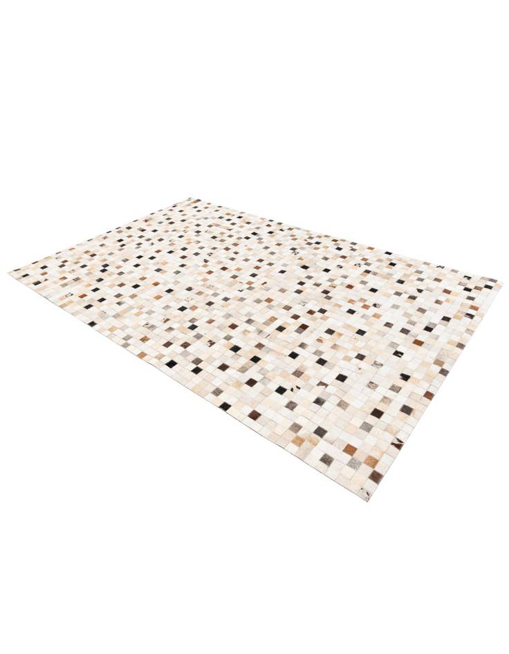 Detail image of 5' x 7' 11 Cowhide Stocks Rug