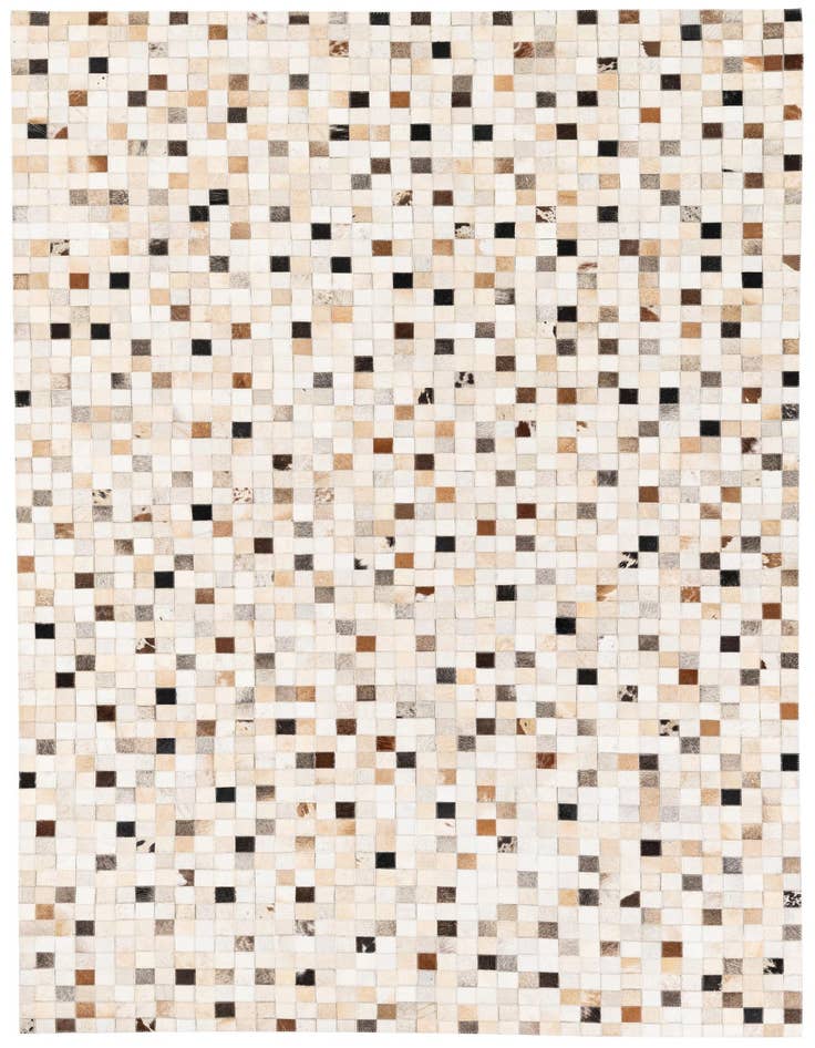Detail image of 5' x 7' 11 Cowhide Stocks Rug