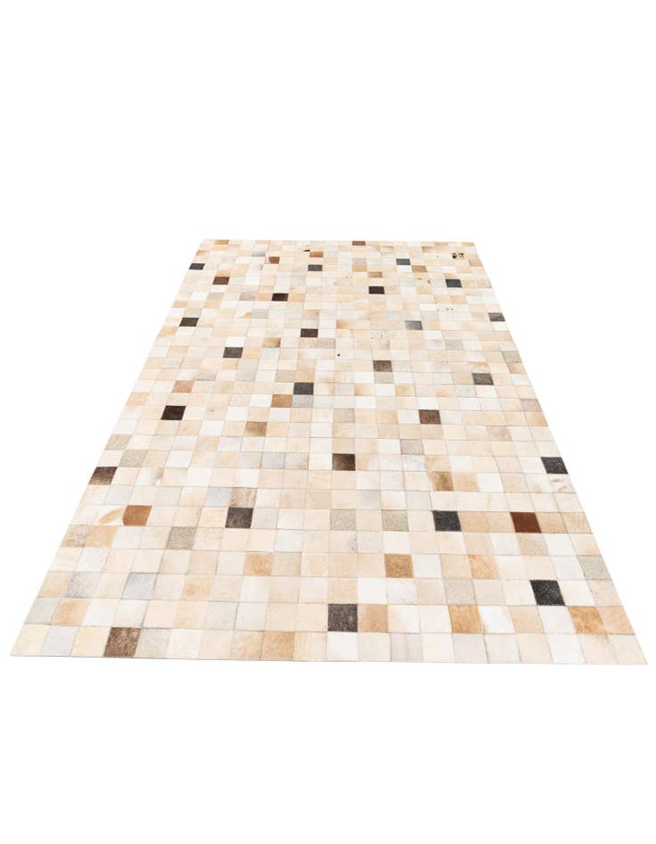 Detail image of 5' 1 x 7' 11 Cowhide Stocks Rug