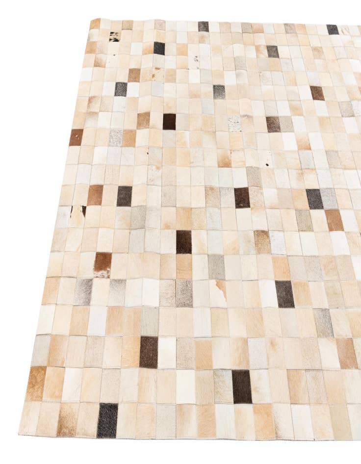 Detail image of 5' 1 x 7' 11 Cowhide Stocks Rug