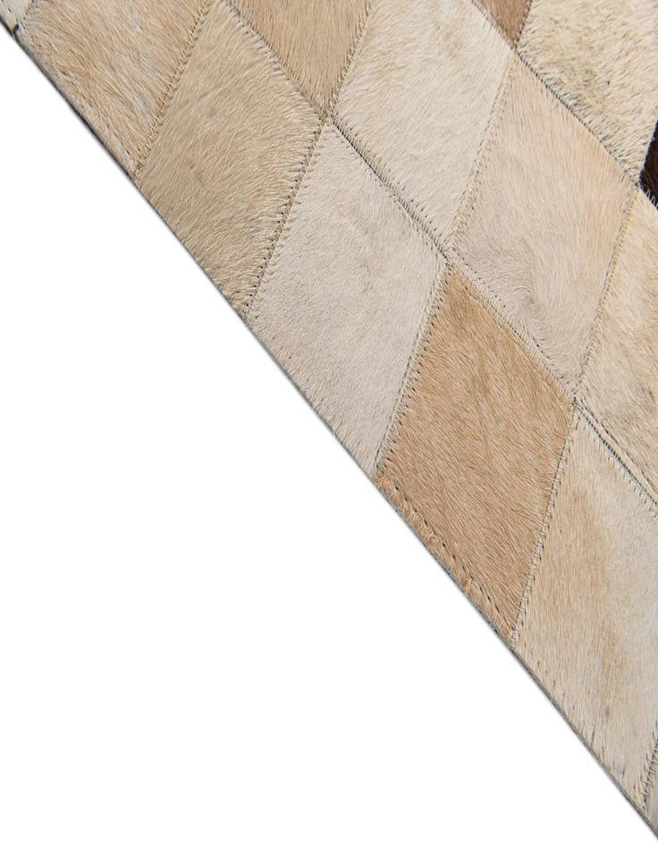 Detail image of 5' 1 x 7' 11 Cowhide Stocks Rug