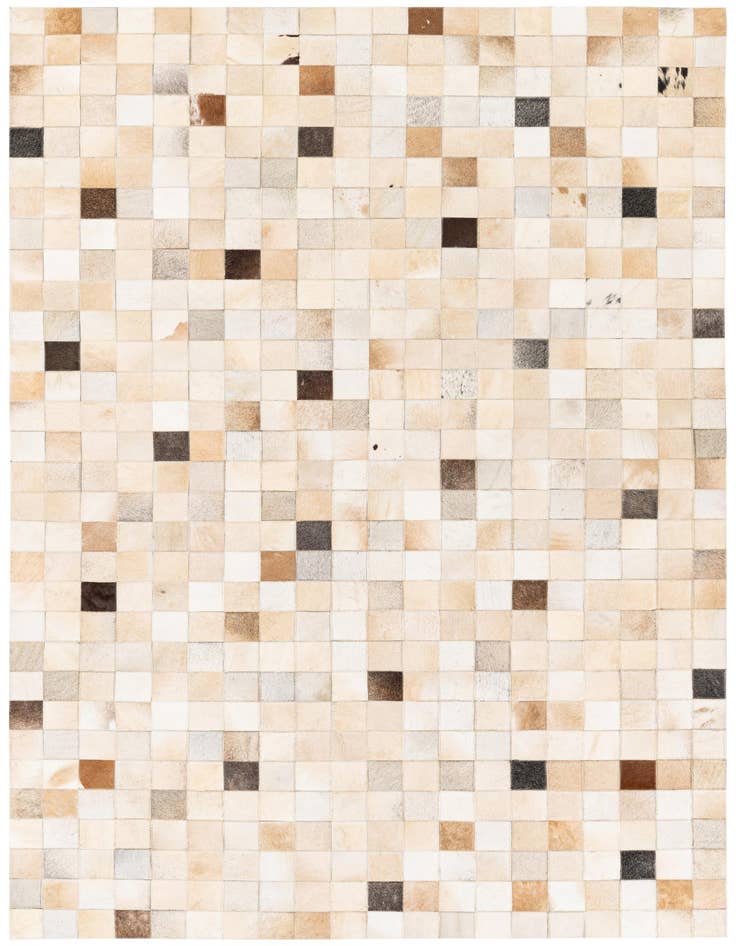 Detail image of 5' 1 x 7' 11 Cowhide Stocks Rug