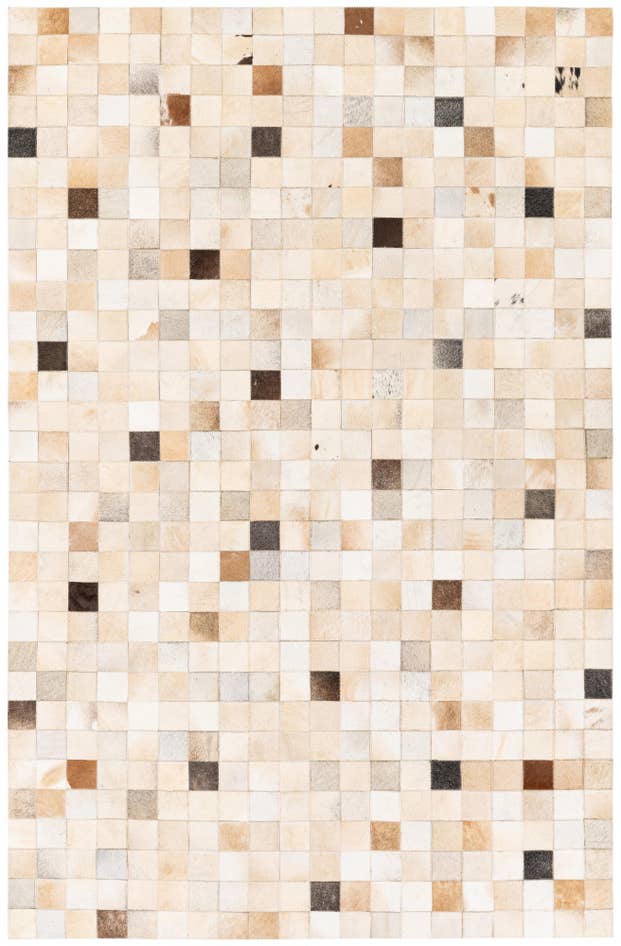 Detail image of 5' 1 x 7' 11 Cowhide Stocks Rug