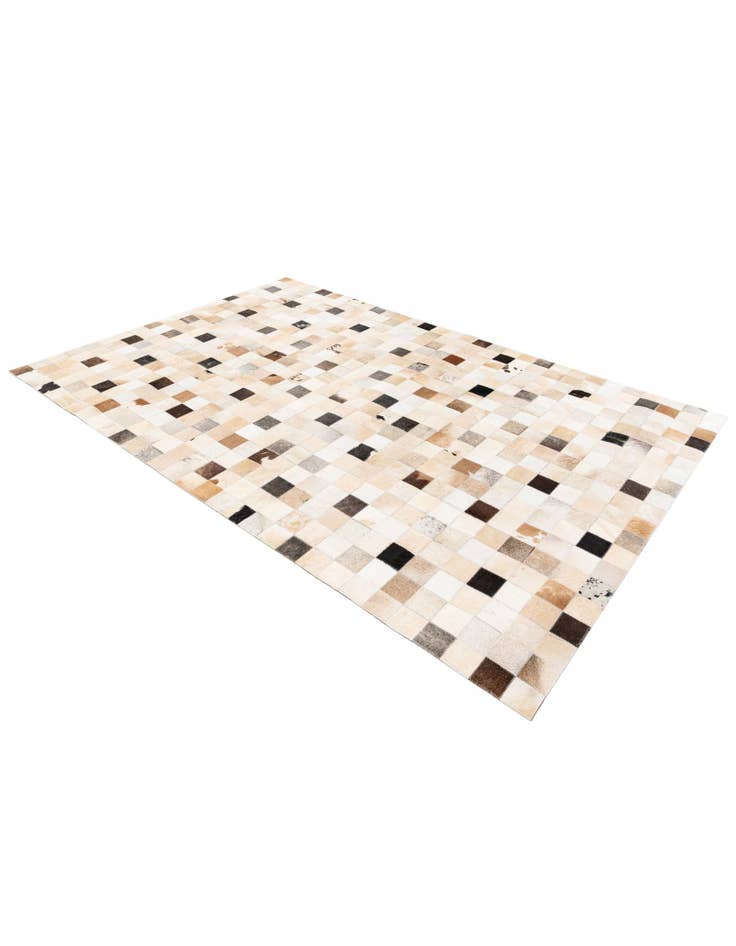 Detail image of 5' 1 x 7' 10 Cowhide Stocks Rug