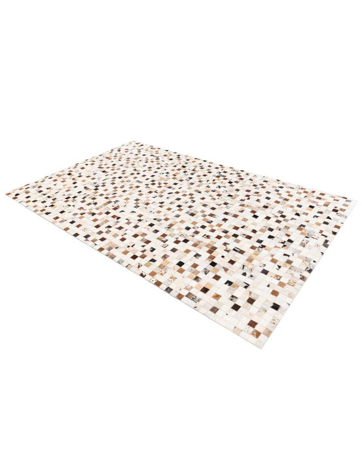Detail image of 5' x 7' 11 Cowhide Stocks Rug