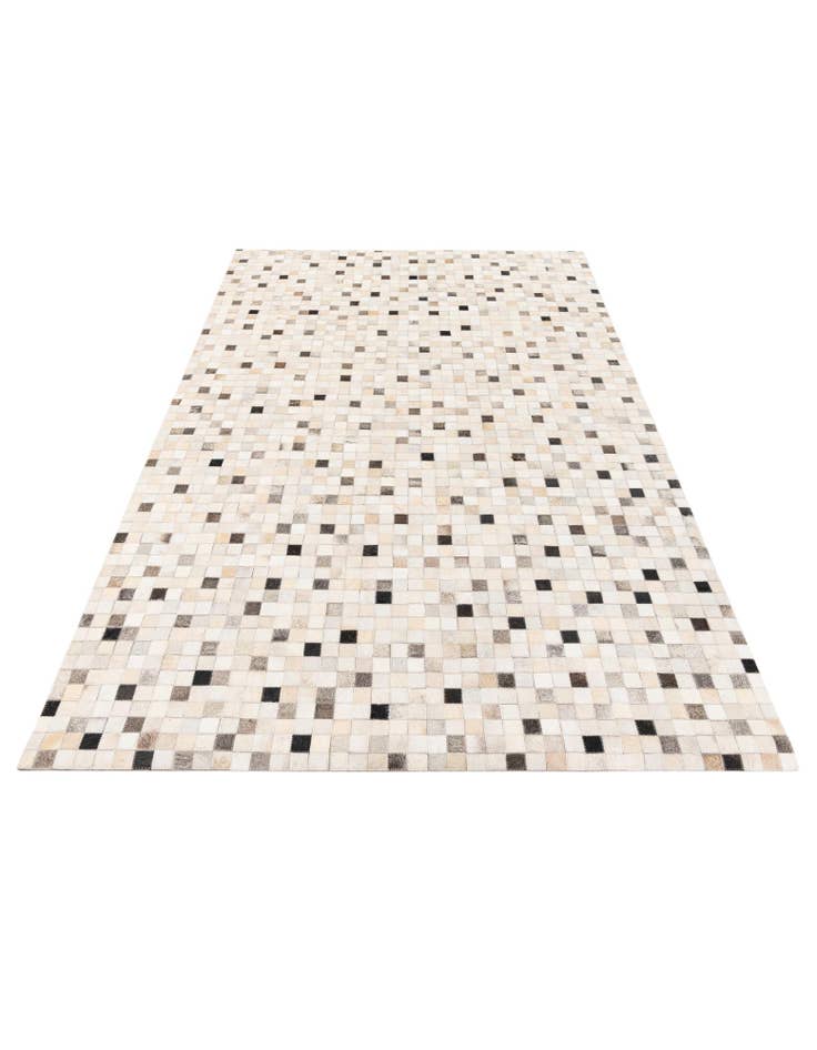 Detail image of 5' x 7' 11 Cowhide Stocks Rug