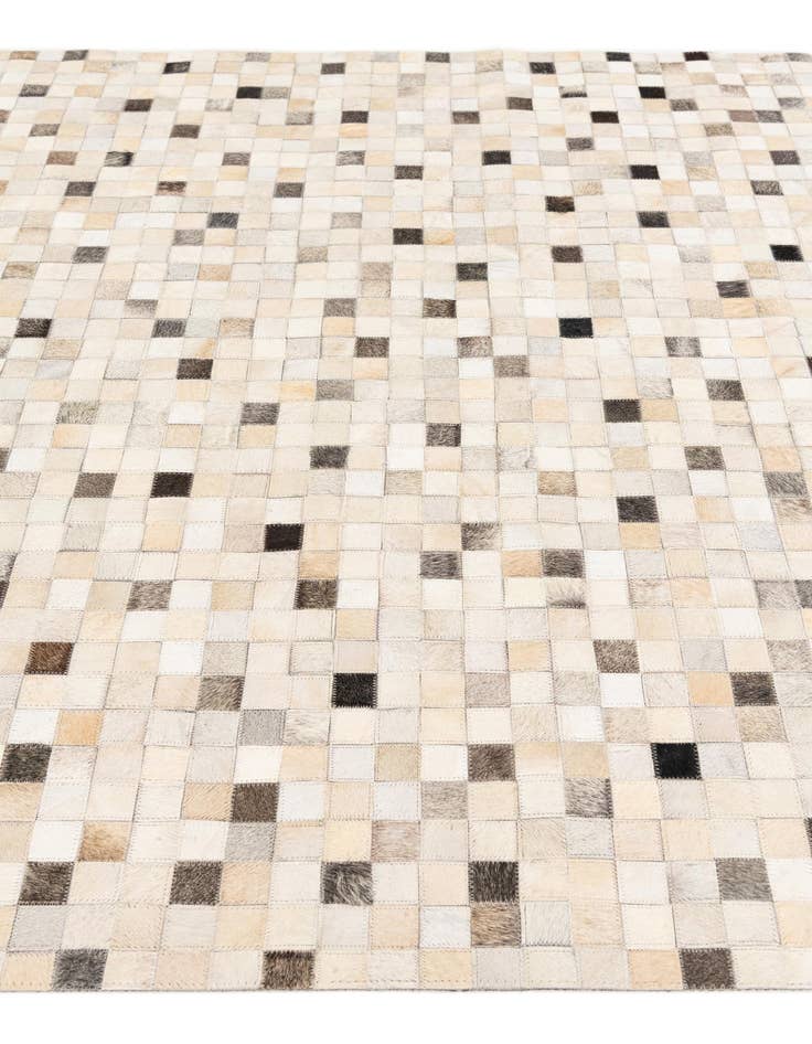 Detail image of 5' x 7' 11 Cowhide Stocks Rug