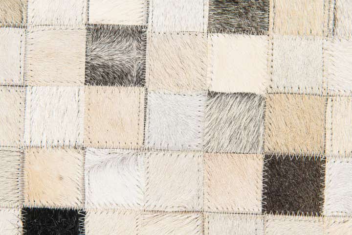 5' x 7' 11 Cowhide Stocks Rug
