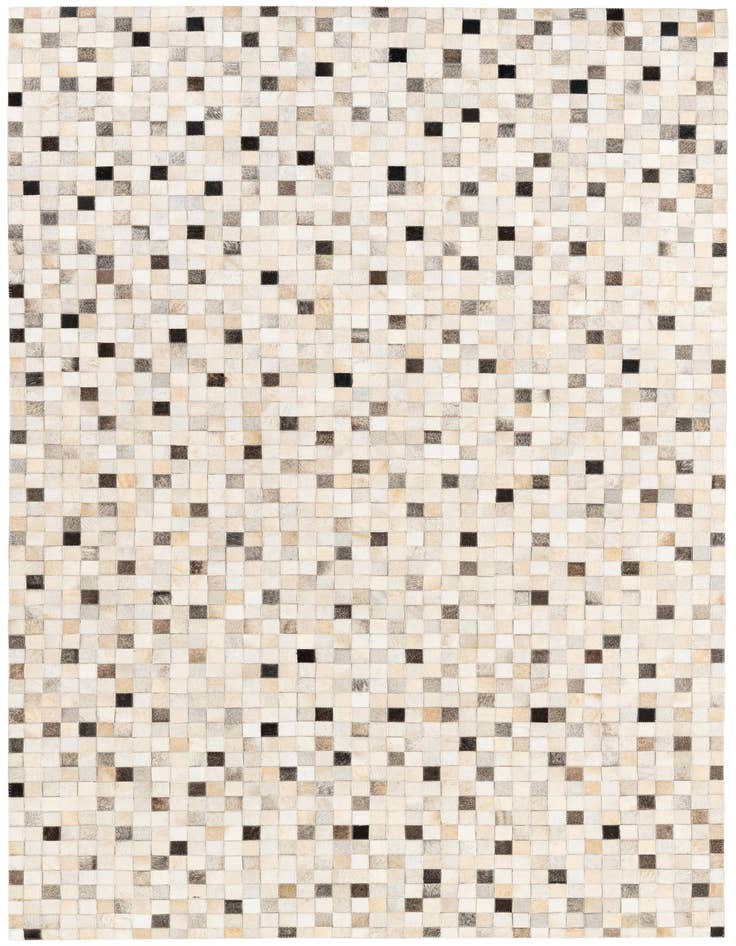 Detail image of 5' x 7' 11 Cowhide Stocks Rug