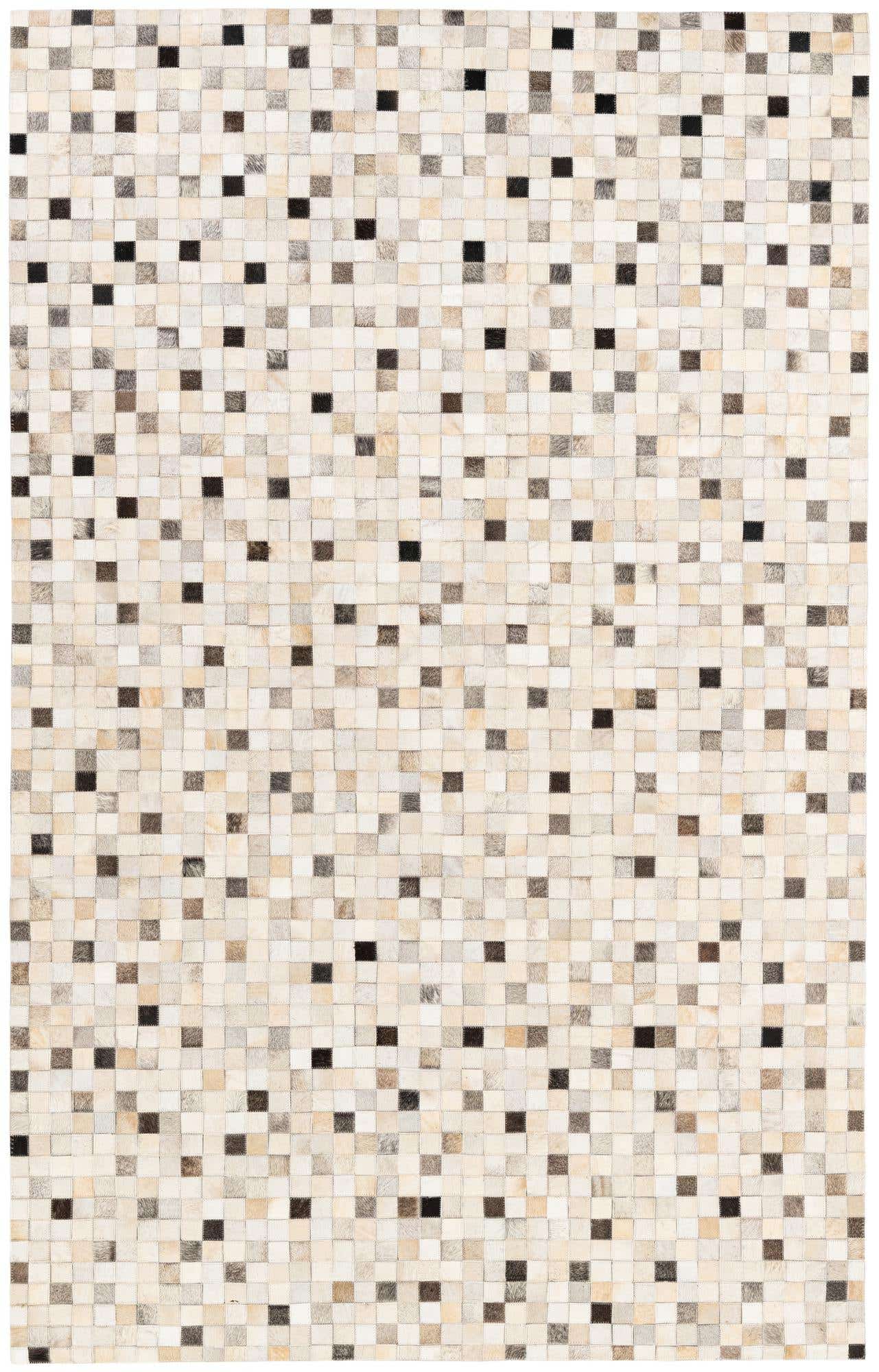 5' x 7' 11 Cowhide Stocks Rug