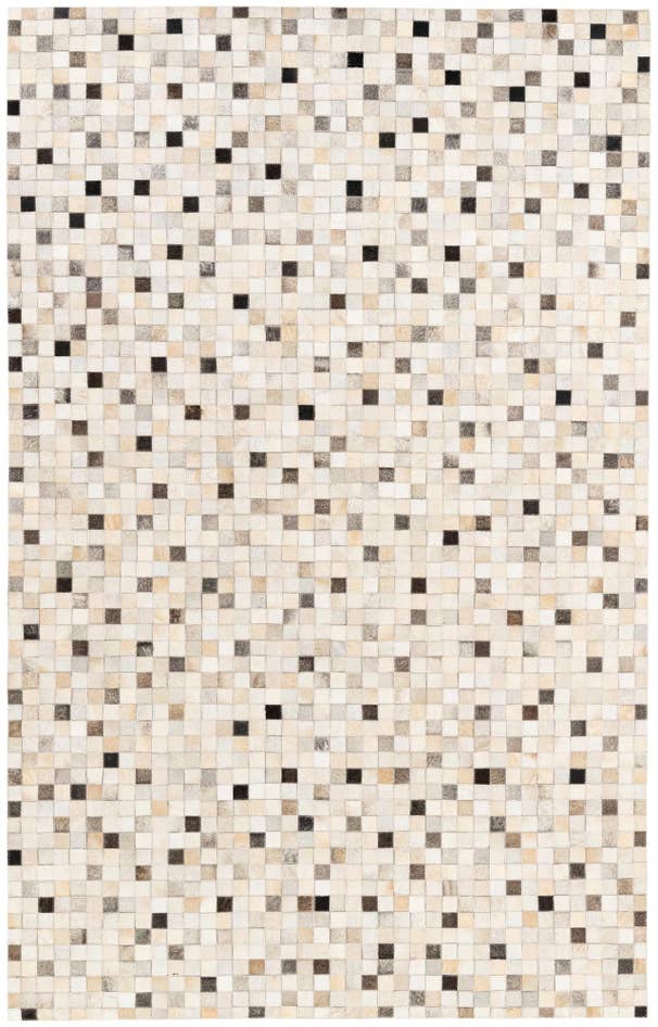 Detail image of 5' x 7' 11 Cowhide Stocks Rug