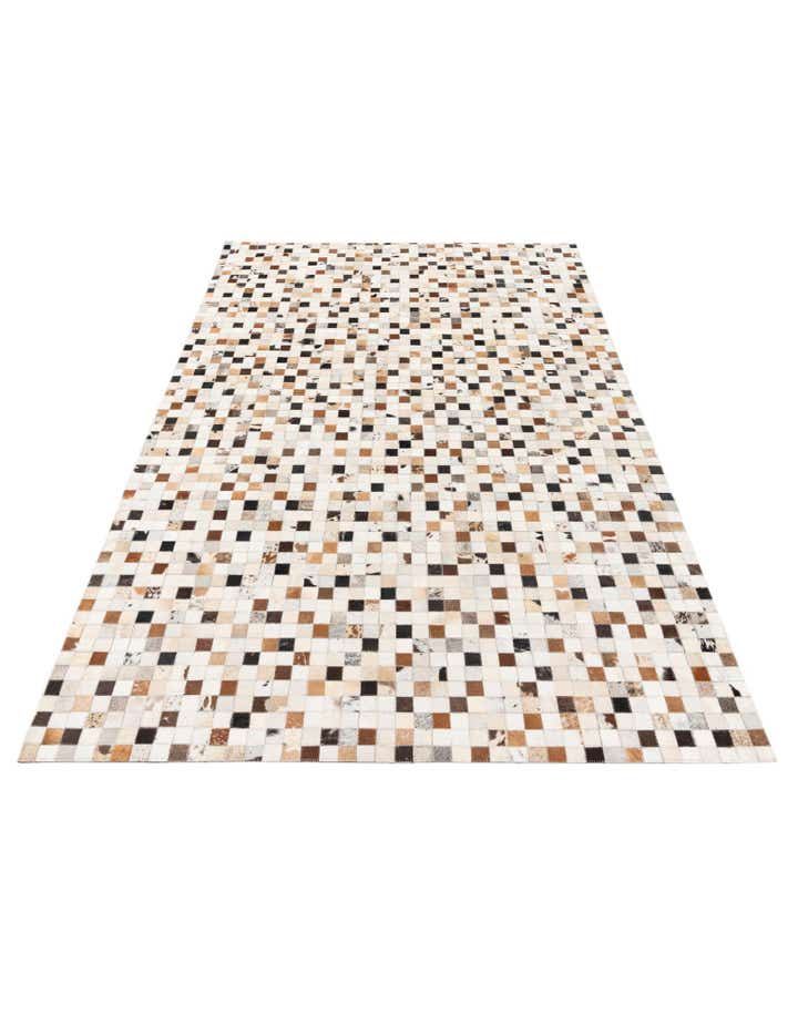 5' x 7' 10 Cowhide Stocks Rug