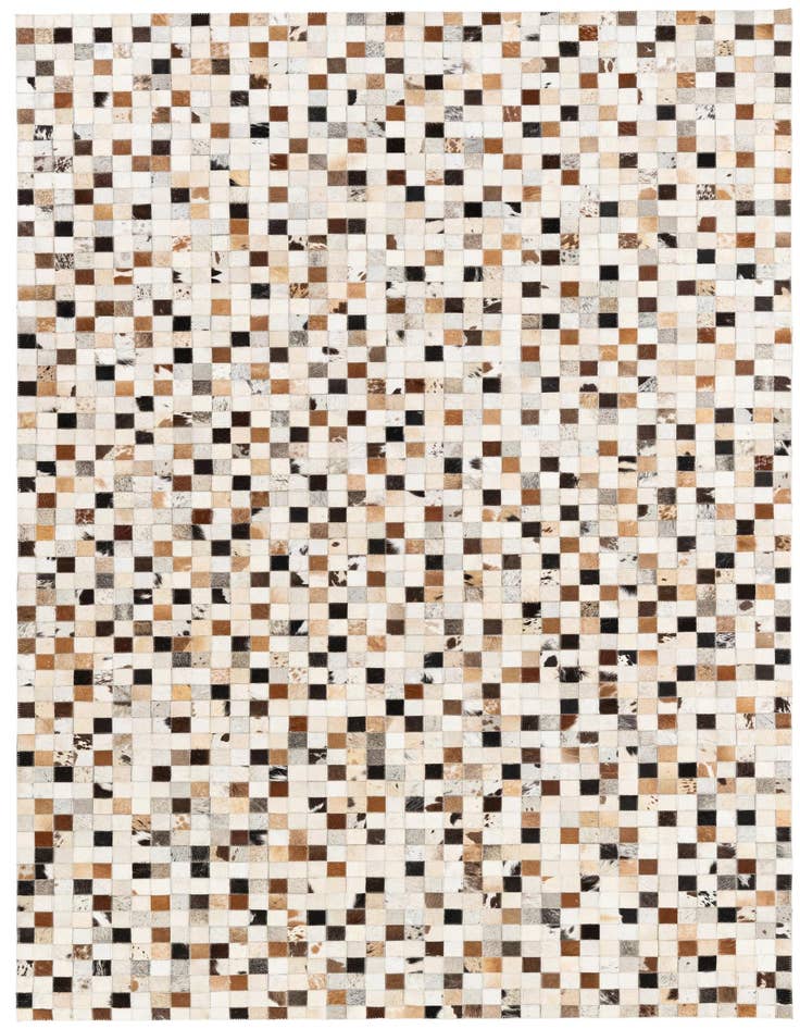 Detail image of 5' x 7' 10 Cowhide Stocks Rug