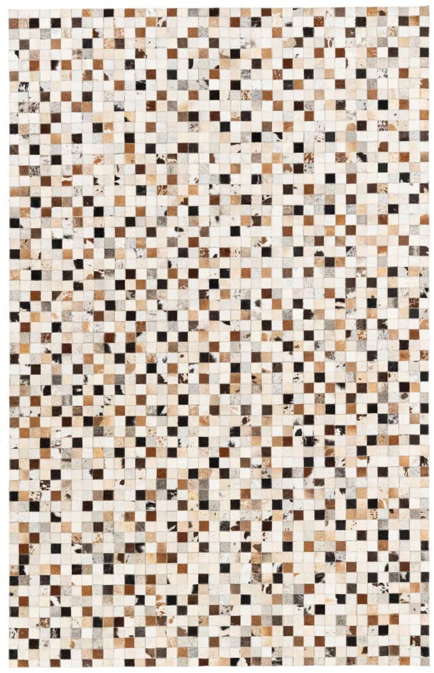 Detail image of 5' x 7' 10 Cowhide Stocks Rug