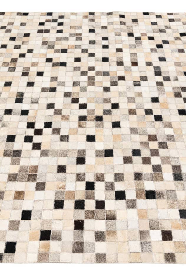 Detail image of 5' 1 x 7' 11 Cowhide Stocks Rug
