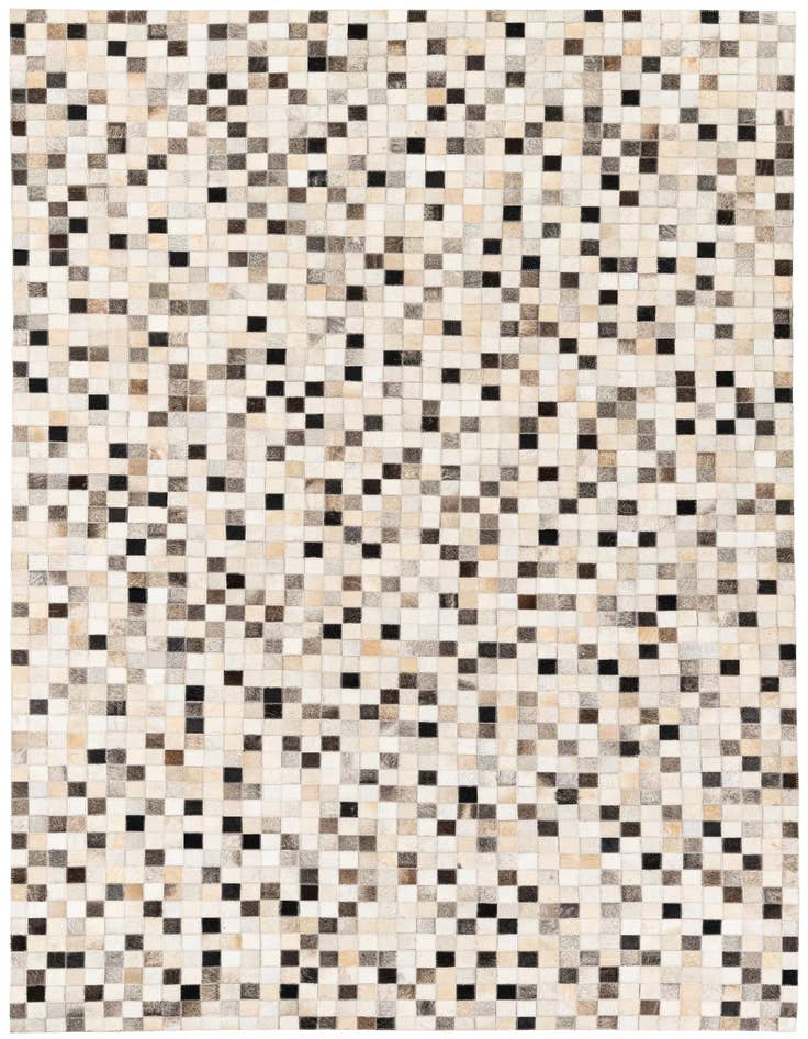Detail image of 5' 1 x 7' 11 Cowhide Stocks Rug