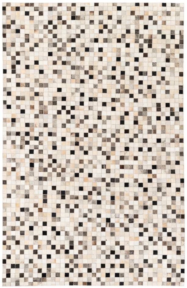 Detail image of 5' 1 x 7' 11 Cowhide Stocks Rug