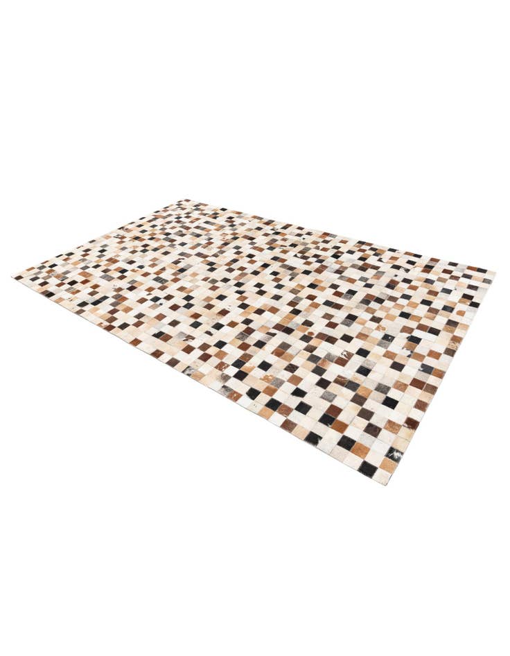 Detail image of 5' x 8' Cowhide Stocks Rug