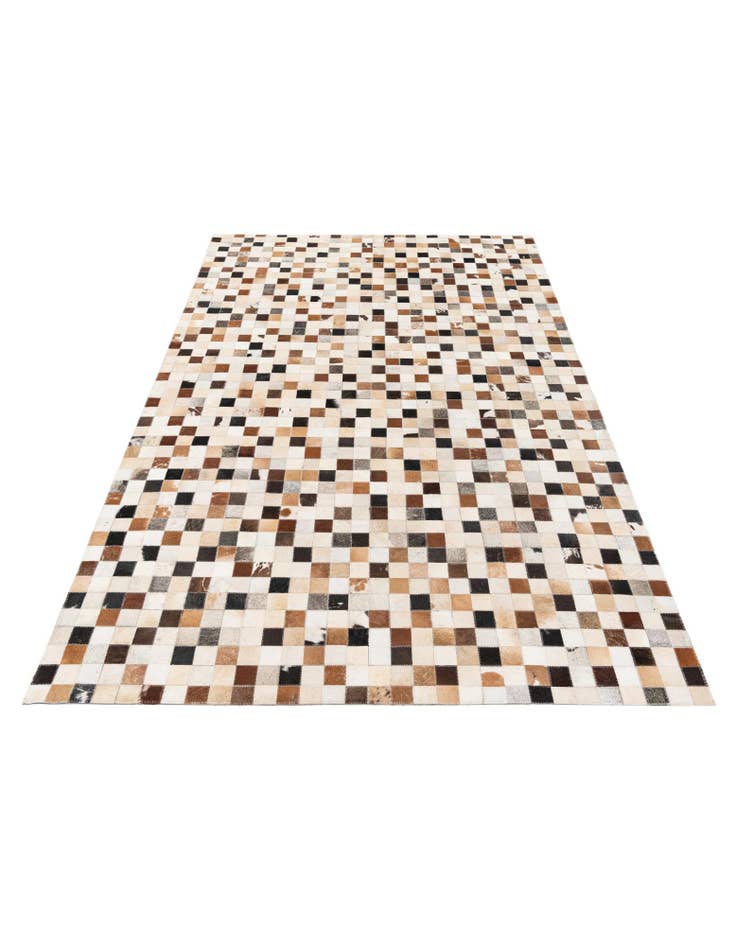 Detail image of 5' x 8' Cowhide Stocks Rug
