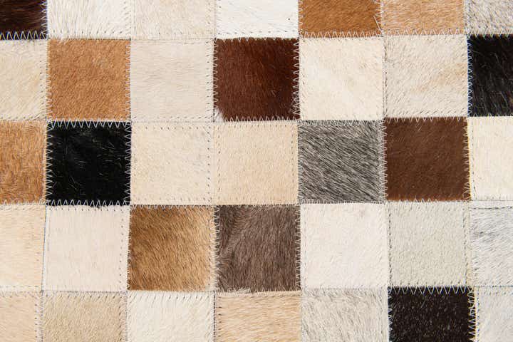 5' x 8' Cowhide Stocks Rug