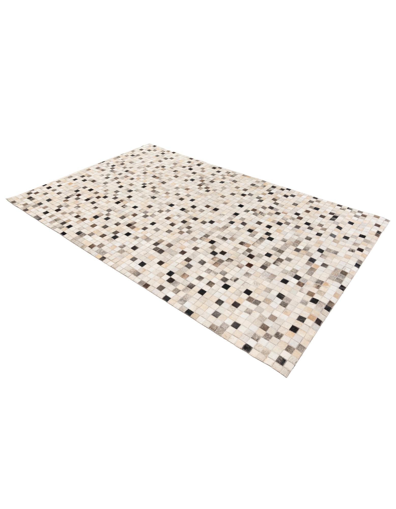 5' x 7' 11 Cowhide Stocks Rug