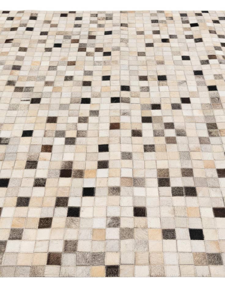 Detail image of 5' x 7' 11 Cowhide Stocks Rug