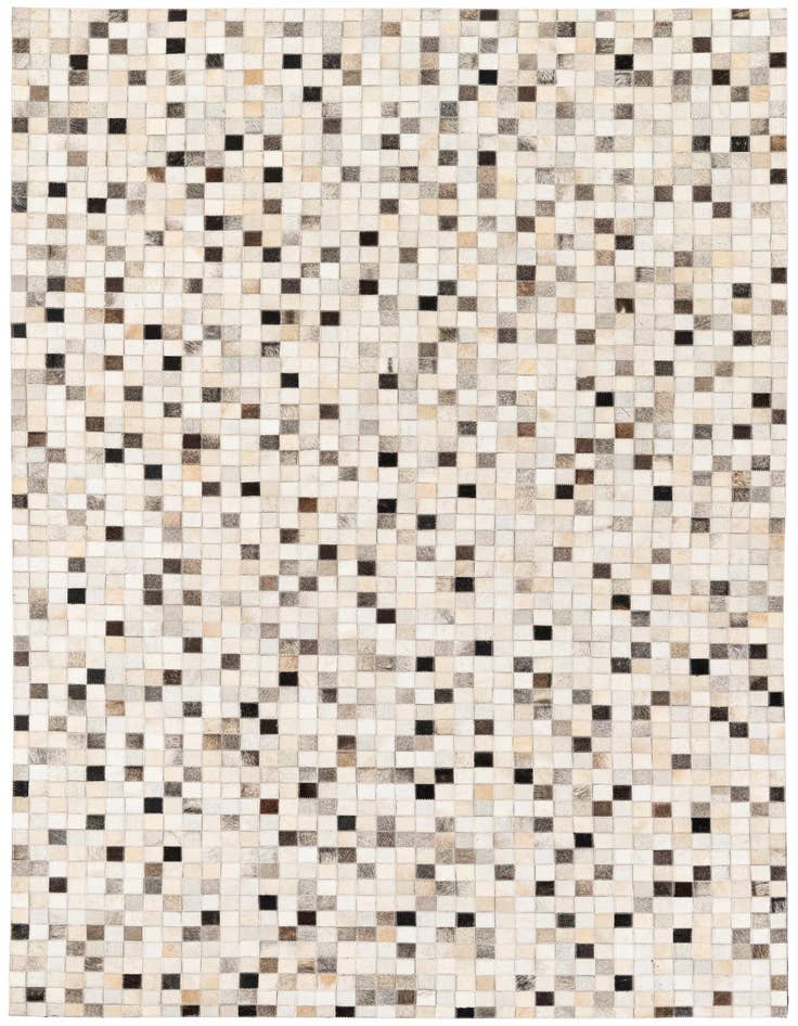 Detail image of 5' x 7' 11 Cowhide Stocks Rug