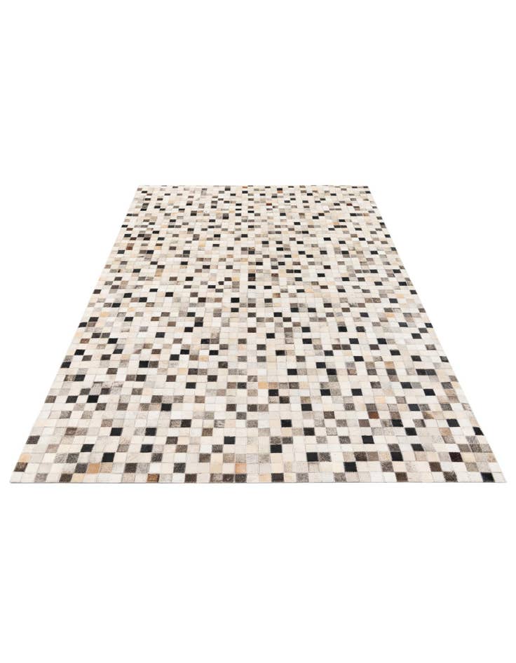 Detail image of 5' 1 x 7' 11 Cowhide Stocks Rug