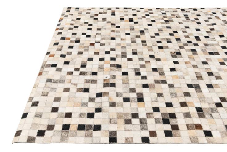 Detail image of 5' 1 x 7' 11 Cowhide Stocks Rug