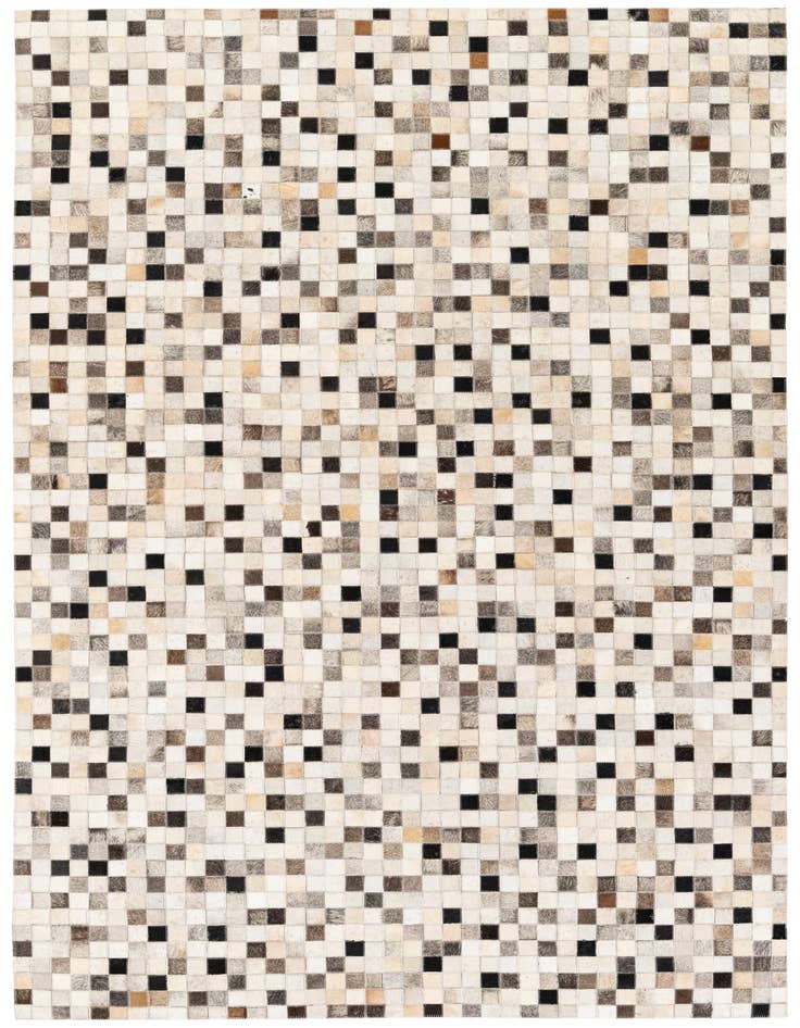 Detail image of 5' 1 x 7' 11 Cowhide Stocks Rug