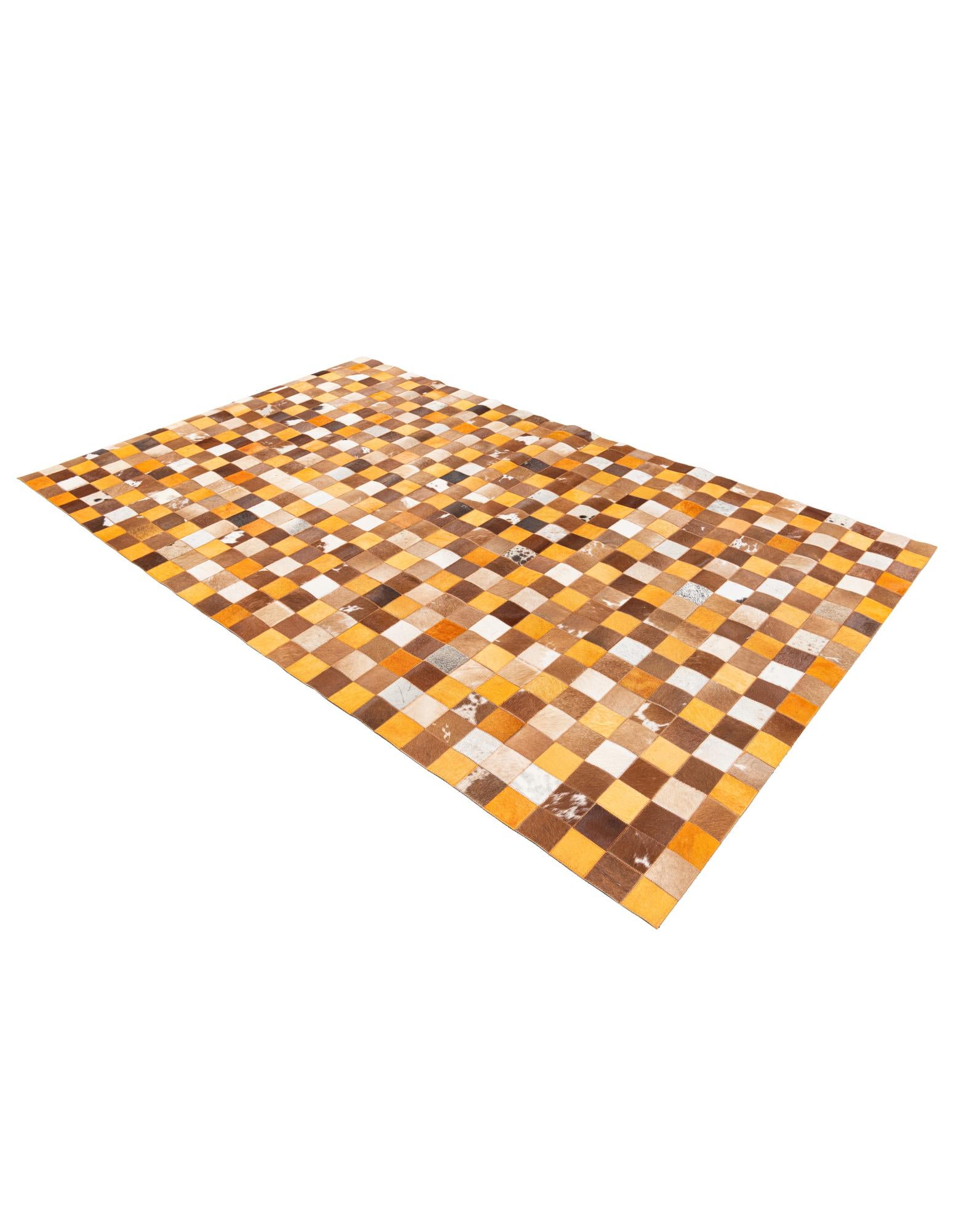 5' x 7' 11 Cowhide Stocks Rug