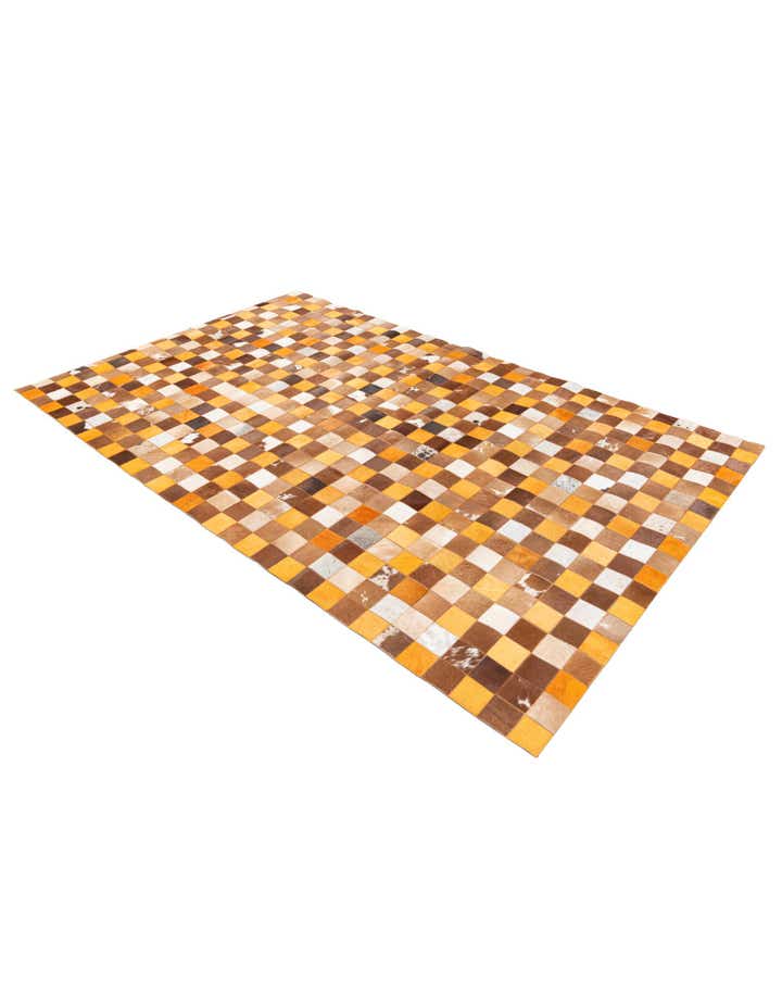 5' x 7' 11 Cowhide Stocks Rug