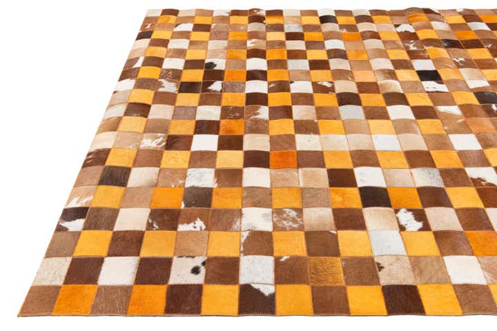5' x 7' 11 Cowhide Stocks Rug