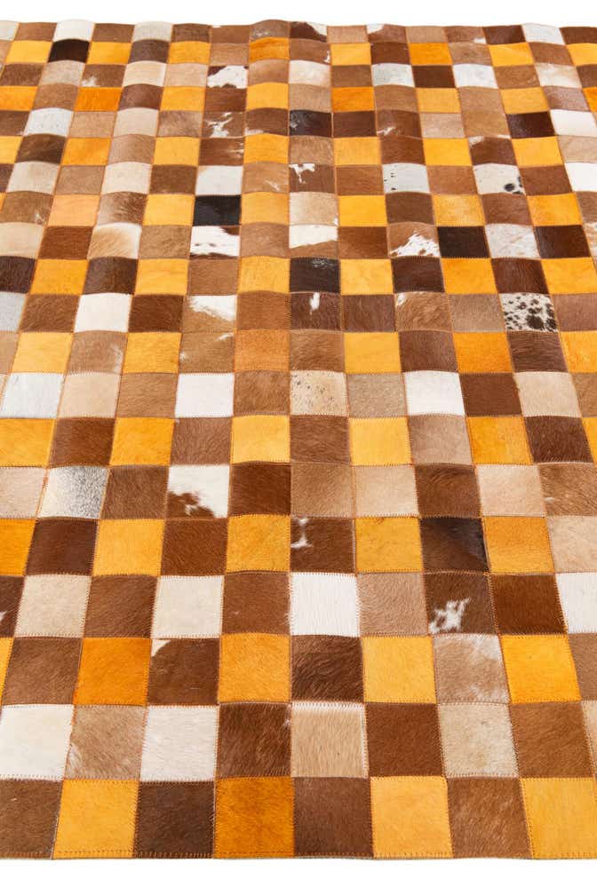 5' x 7' 11 Cowhide Stocks Rug
