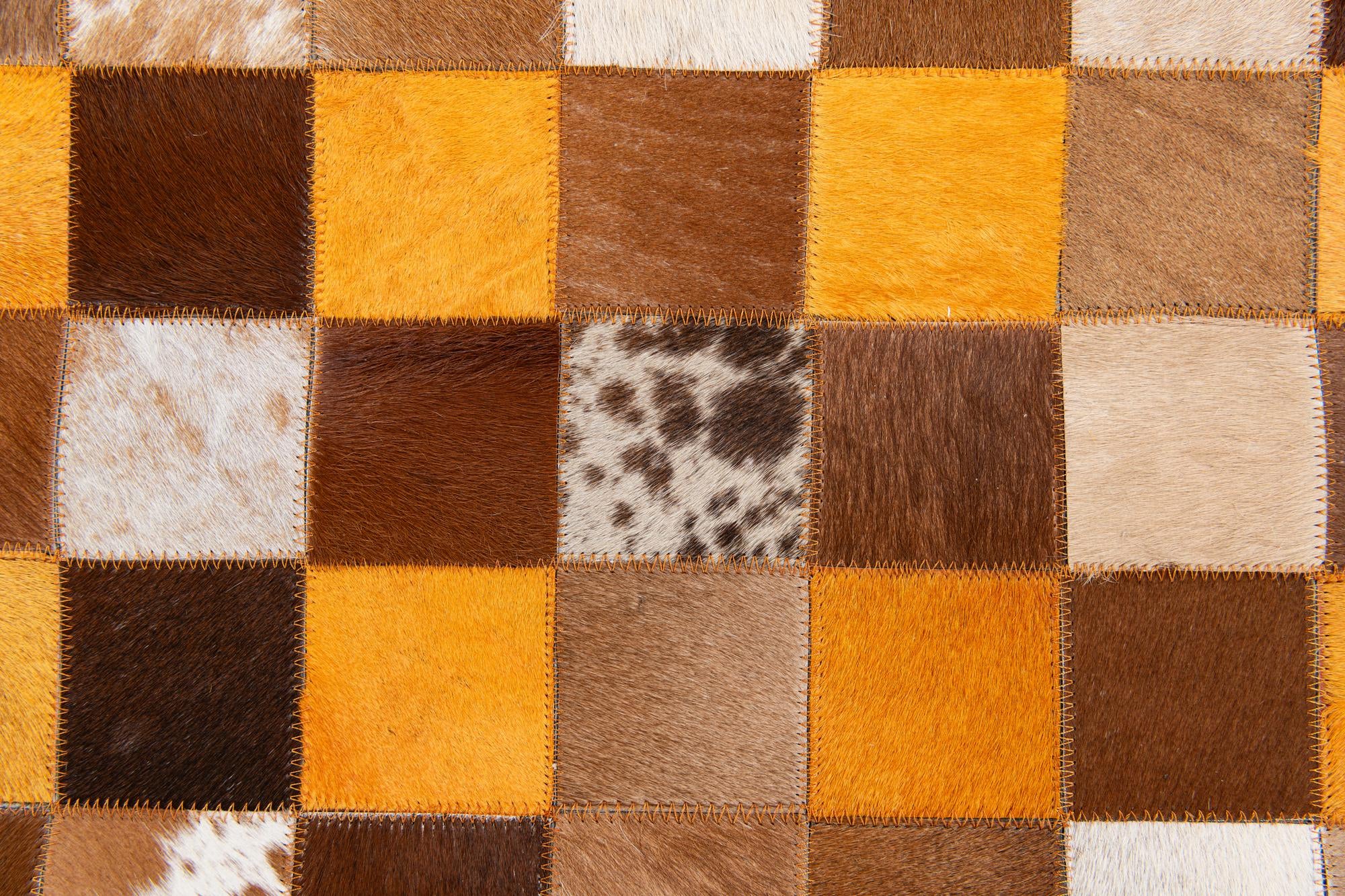 5' x 7' 11 Cowhide Stocks Rug