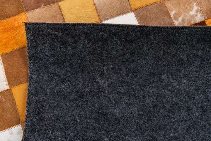 5' x 7' 11 Cowhide Stocks Rug