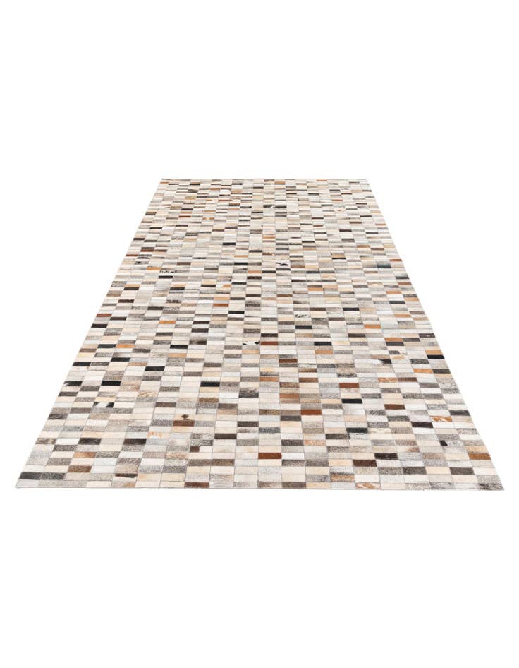 Detail image of 5' 1 x 7' 11 Cowhide Stocks Rug