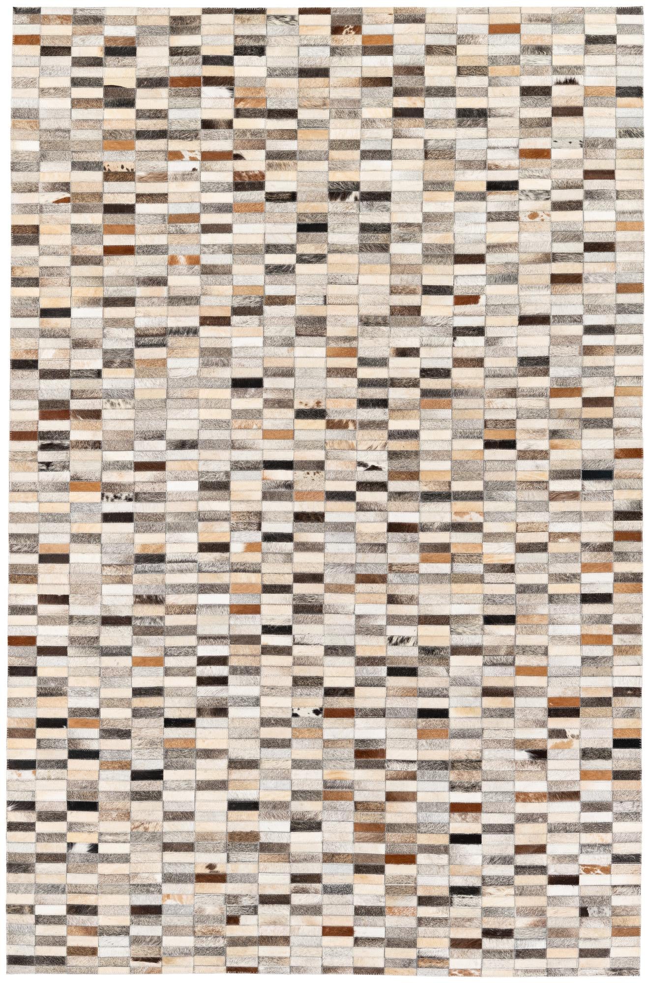 5' 1 x 7' 11 Cowhide Stocks Rug