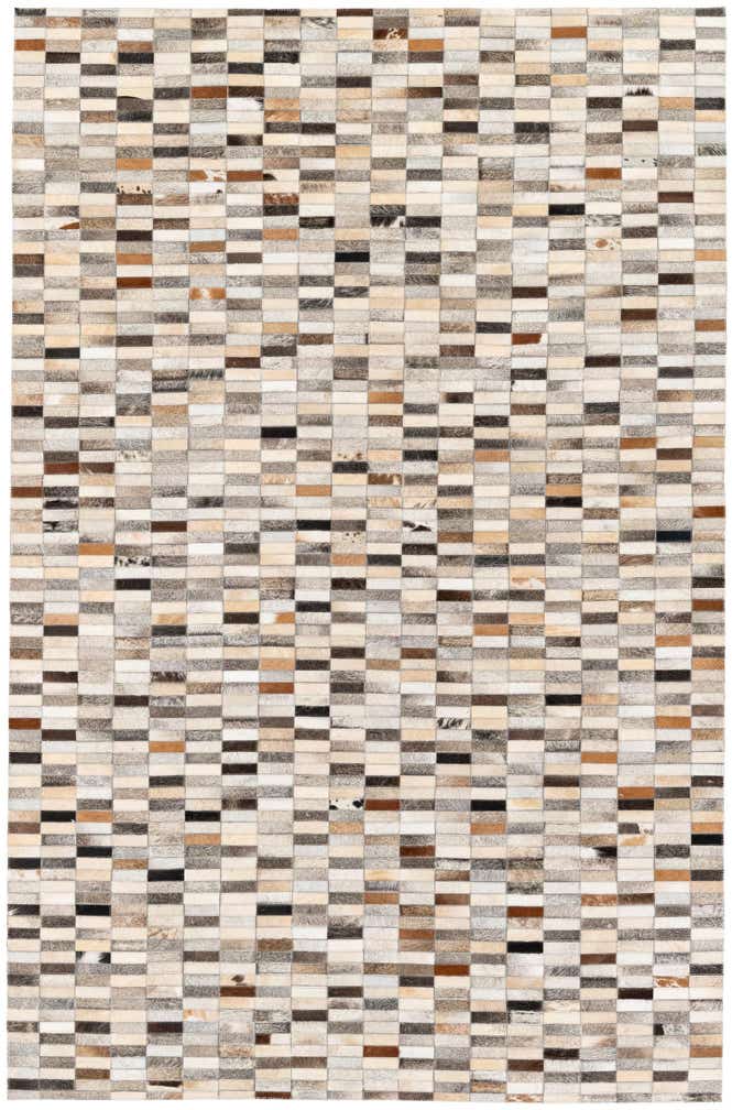 5' 1 x 7' 11 Cowhide Stocks Rug