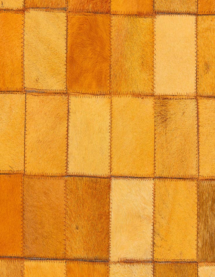 Detail image of 5' x 8' Cowhide Stocks Rug
