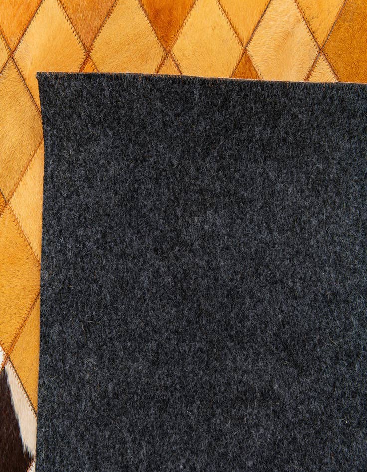 Detail image of 5' x 8' Cowhide Stocks Rug