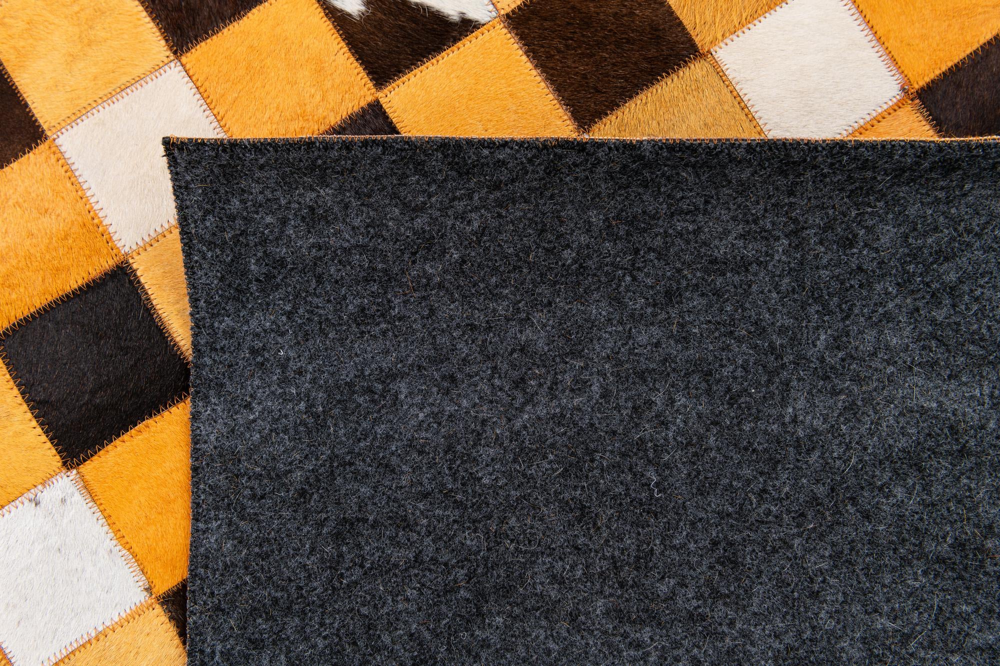 5' 2 x 8' Cowhide Stocks Rug