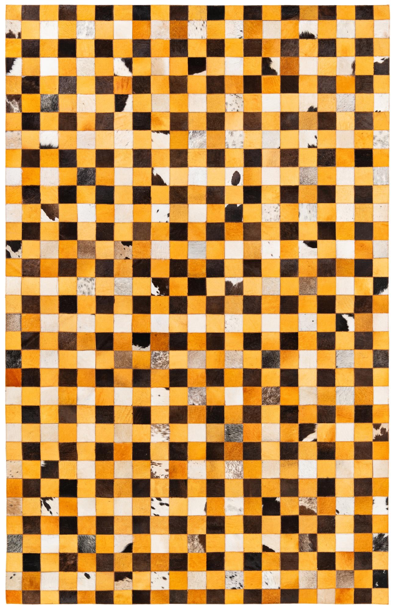 5' 2 x 8' Cowhide Stocks Rug