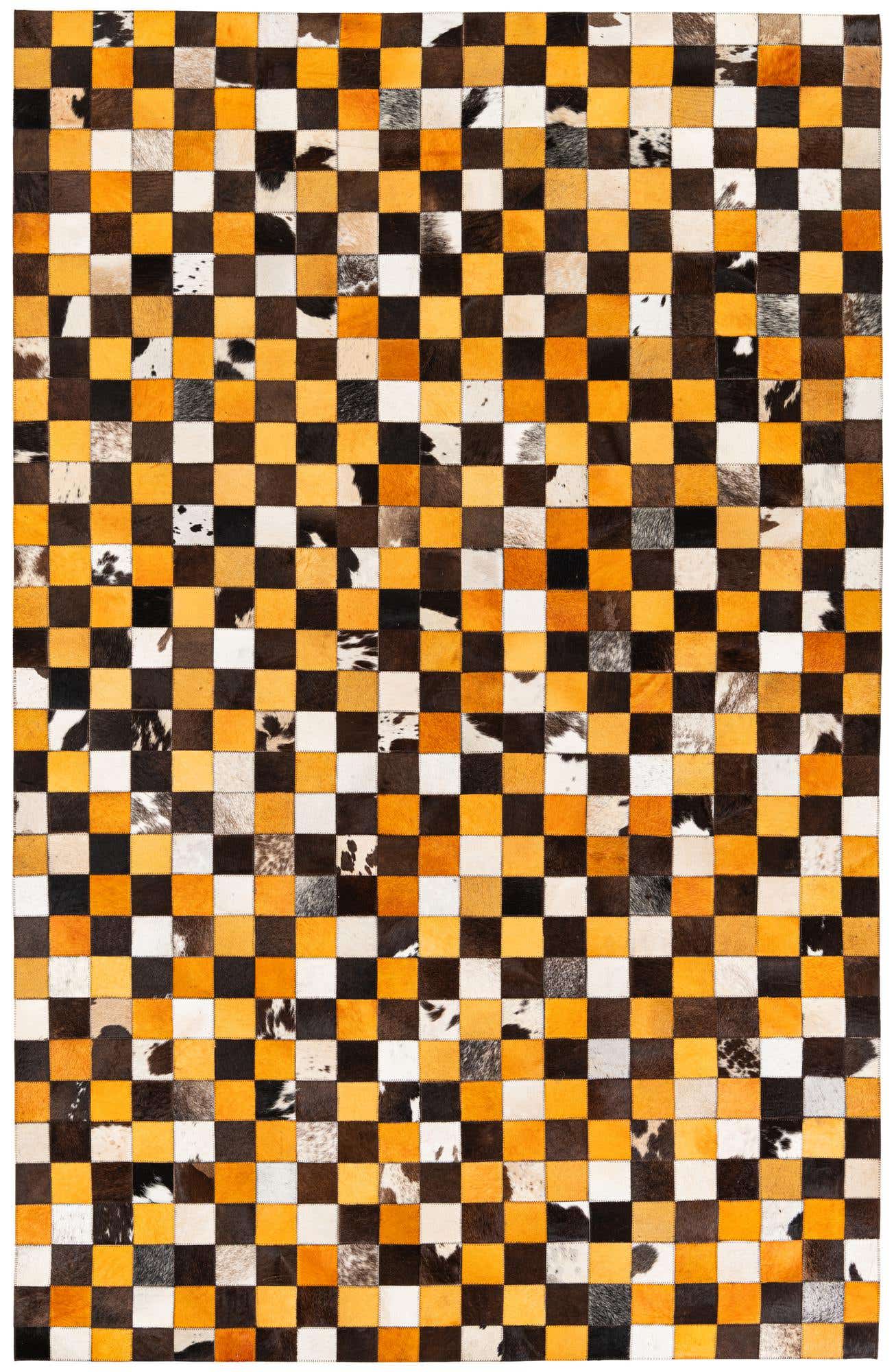 5' 2 x 8' Cowhide Stocks Rug