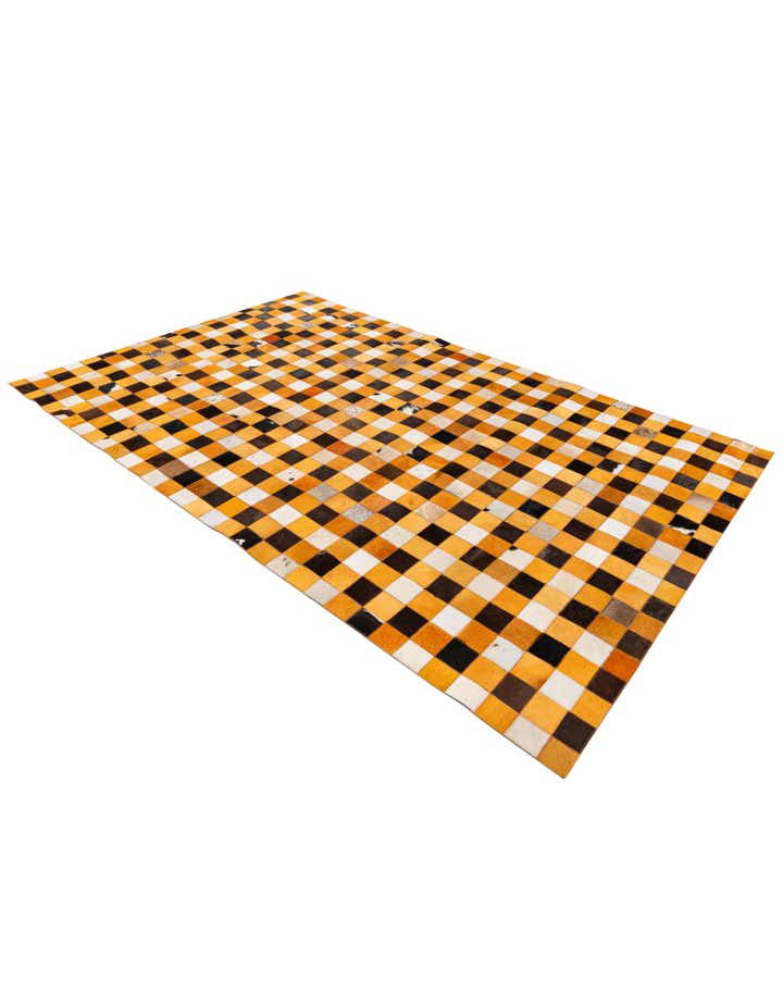 5' 2 x 8' 1 Cowhide Stocks Rug