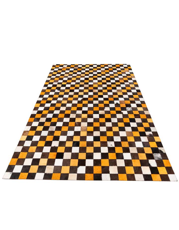 5' 2 x 8' 1 Cowhide Stocks Rug